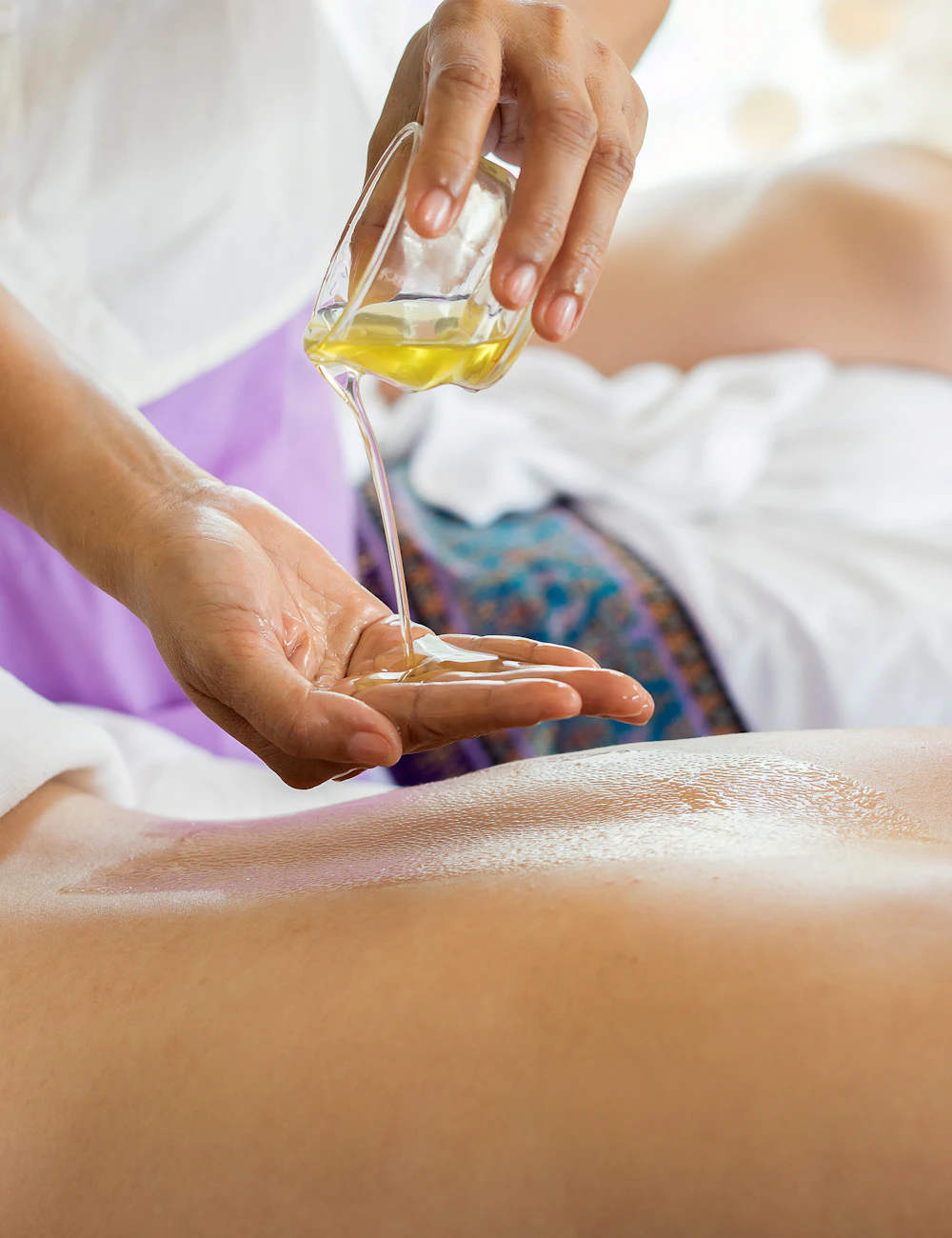 Aroma Öl-Massage